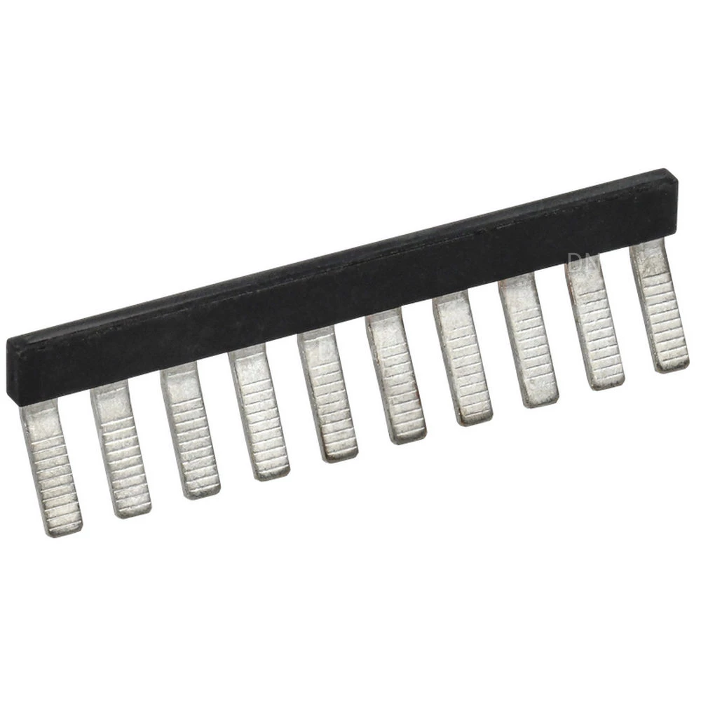 Перемычка гребенчатая IEK 6мм2 10PIN для колодки клеммной CTS, количество контактов - 10, сечение - 6мм2, цвет - черный, YCT10-00-K03-006-EC-10P