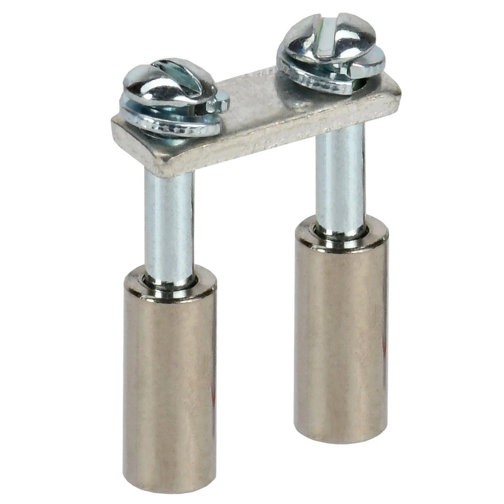 Перемычка в сборе IEK 10мм2 2PIN для колодки клеммной CTS, количество контактов - 2, сечение - 10мм2, цвет - серый, YCT10-00-K03-010-A-2P