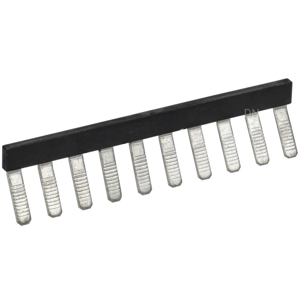 Перемычка гребенчатая IEK 10мм2 10PIN для колодки клеммной CTS, количество контактов - 10, сечение - 10мм2, цвет - черный, YCT10-00-K03-010-EC-10P