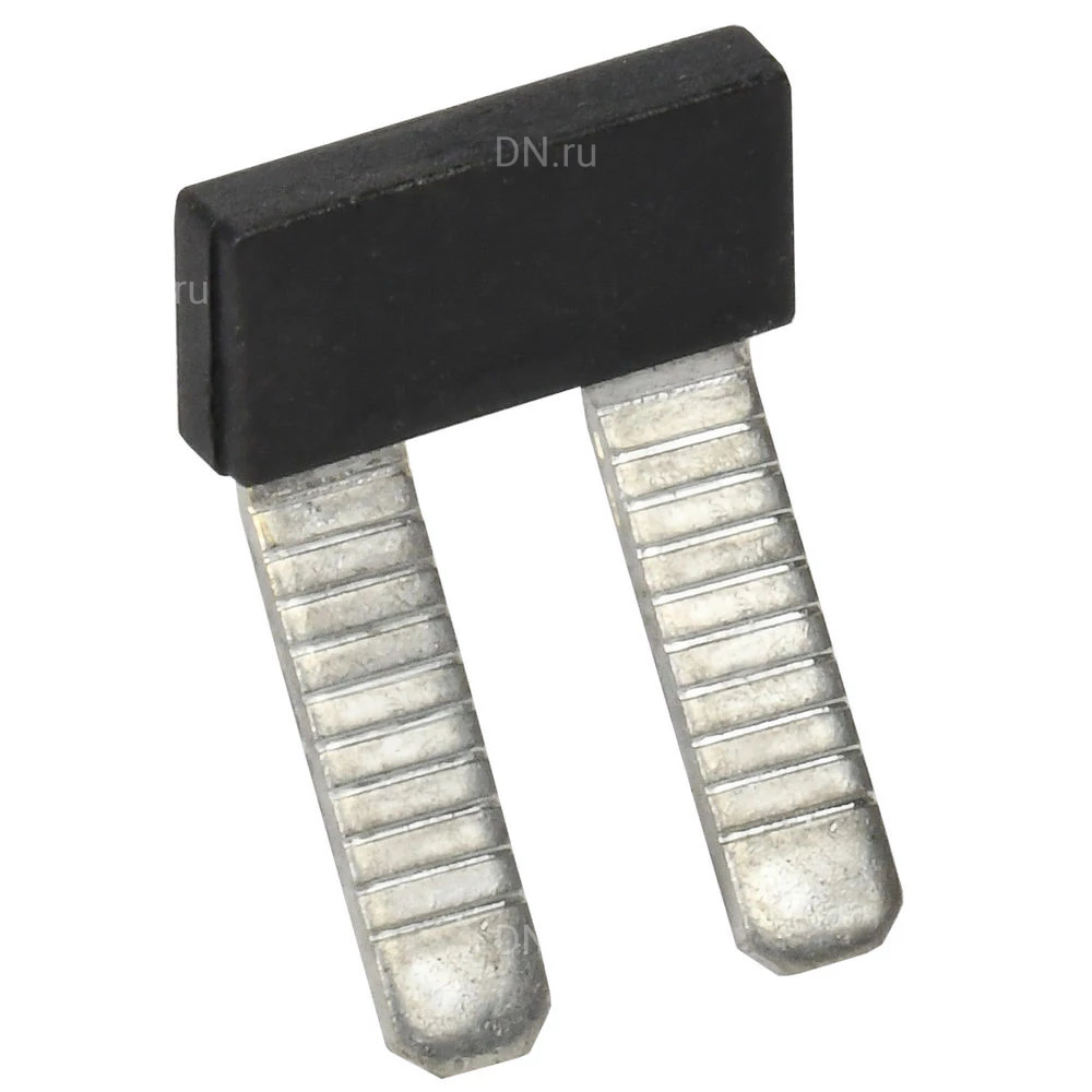 Перемычка гребенчатая IEK 10мм2 2PIN для колодки клеммной CTS, количество контактов - 2, сечение - 10мм2, цвет - черный, YCT10-00-K03-010-EC-2P (кратно 100шт)