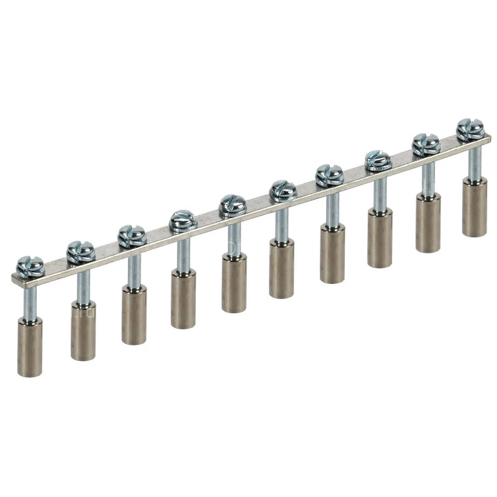 Перемычка в сборе IEK 16мм2 10PIN для колодки клеммной CTS, количество контактов - 10, сечение - 16мм2, цвет - серый, YCT10-00-K03-016-A-10P