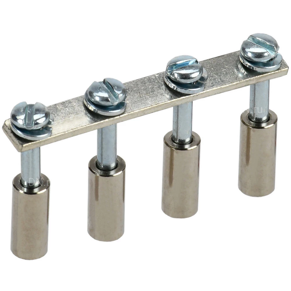 Перемычка в сборе IEK 16мм2 4PIN для колодки клеммной CTS, количество контактов - 4, сечение - 16мм2, цвет - серый, YCT10-00-K03-016-A-4P