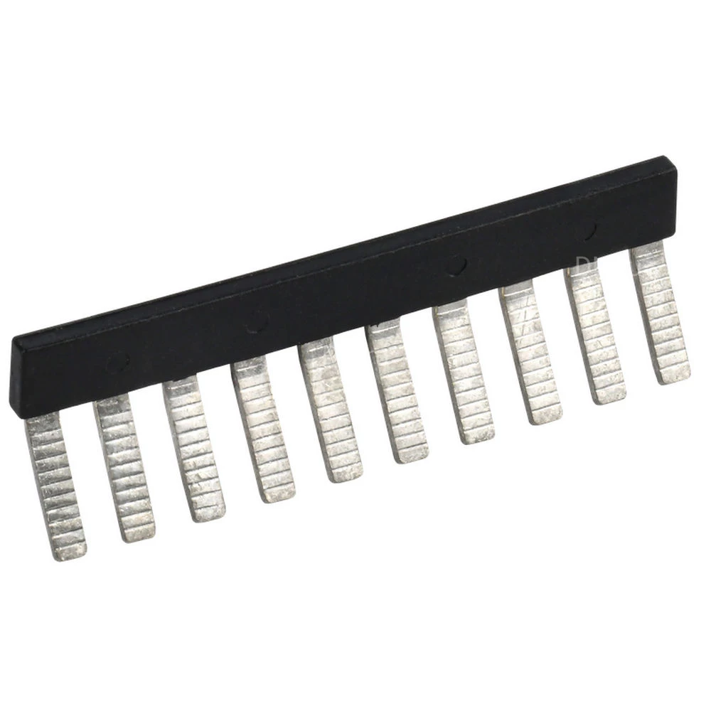 Перемычка гребенчатая IEK 16мм2 10PIN для колодки клеммной CTS, изолированная, количество контактов - 10, сечение - 16мм2, цвет - черный, YCT10-00-K03-016-EC-10P