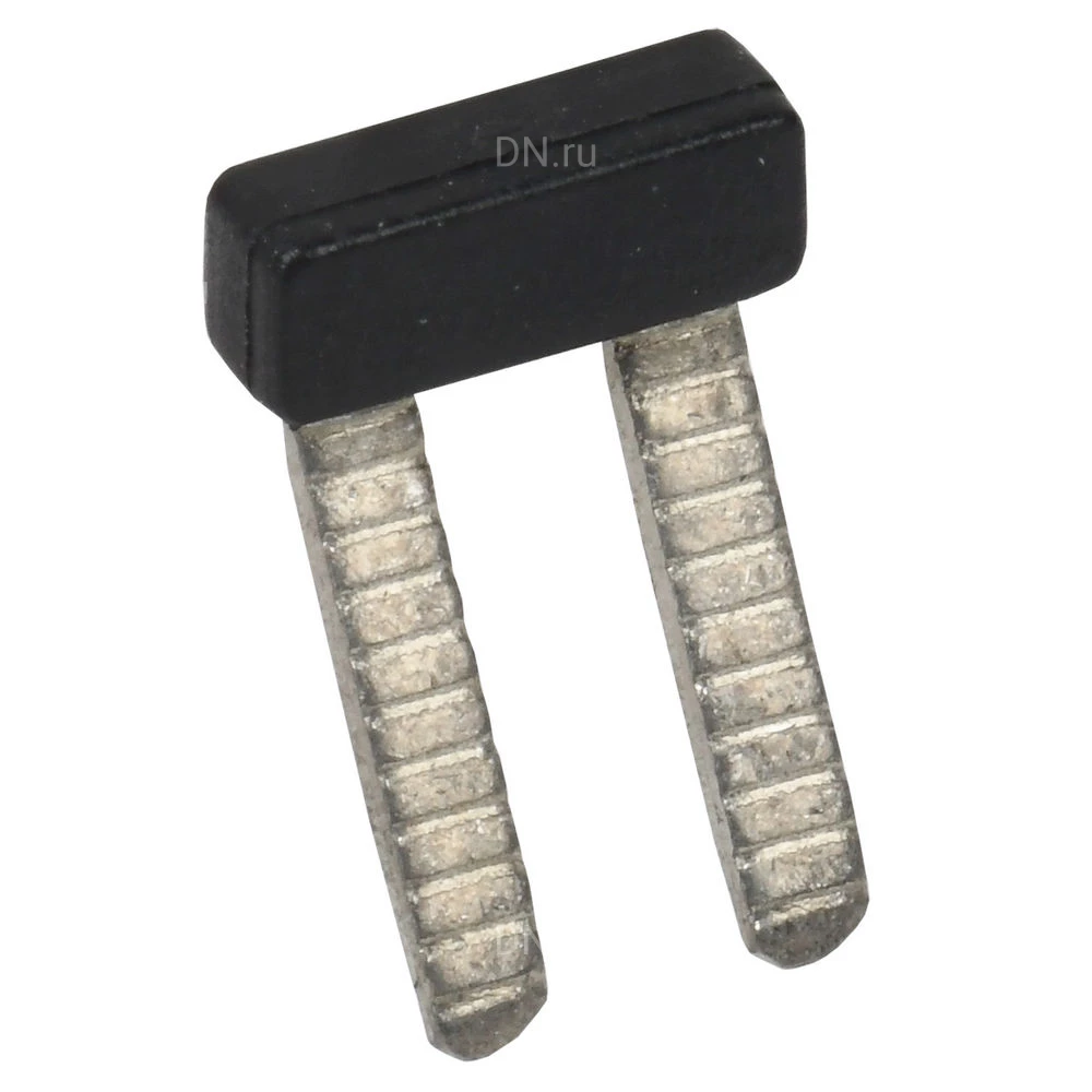 Перемычка гребенчатая IEK 2.5мм2 2PIN для колодки клеммной CTS-ML, количество контактов - 2, сечение - 2.5мм2, цвет - черный, YCT13-00-3-K03-002-EC-2P