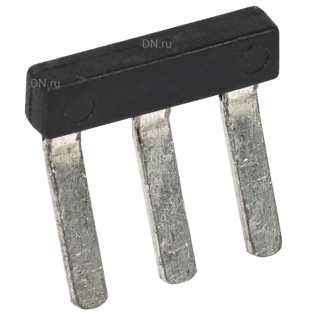 Перемычка гребенчатая IEK 2.5мм2 3PIN для колодки клеммной CTS-ML, количество контактов - 3, сечение - 2.5мм2, цвет - черный, YCT13-00-3-K03-002-EC-3P