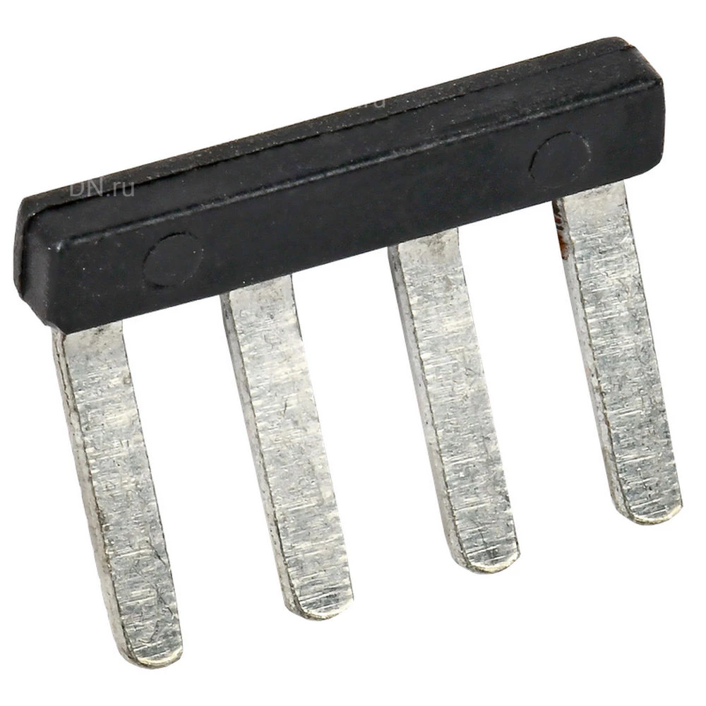 Перемычка гребенчатая IEK 2.5мм2 4PIN для колодки клеммной CTS-ML, количество контактов - 4, сечение - 2.5мм2, цвет - черный, YCT13-00-3-K03-002-EC-4P