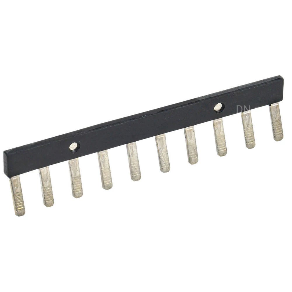 Перемычка гребенчатая IEK 4мм2 10PIN для колодки клеммной CTS-F, количество контактов - 10, сечение - 4мм2, цвет - черный, YCT14-00-K03-004-EC-10P