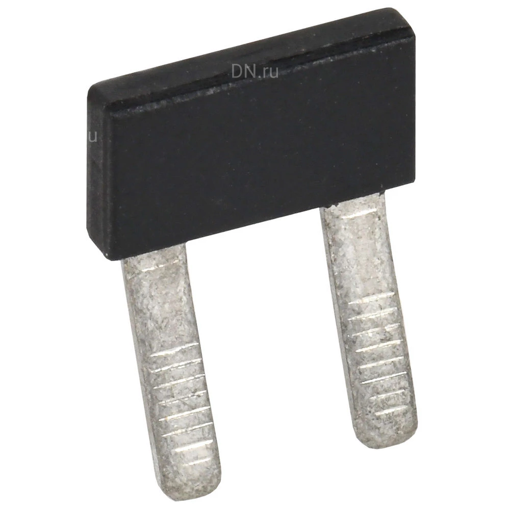 Перемычка гребенчатая IEK 4мм2 2PIN для колодки клеммной CTS-F, количество контактов - 2, сечение - 4мм2, цвет - черный, YCT14-00-K03-004-EC-2P