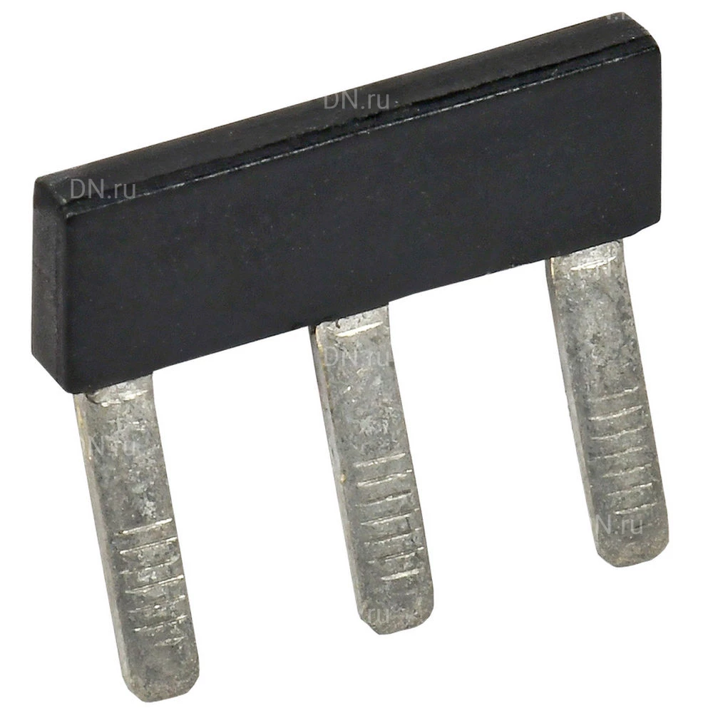 Перемычка гребенчатая IEK 4мм2 3PIN для колодки клеммной CTS-F, количество контактов - 3, сечение - 4мм2, цвет - черный, YCT14-00-K03-004-EC-3P