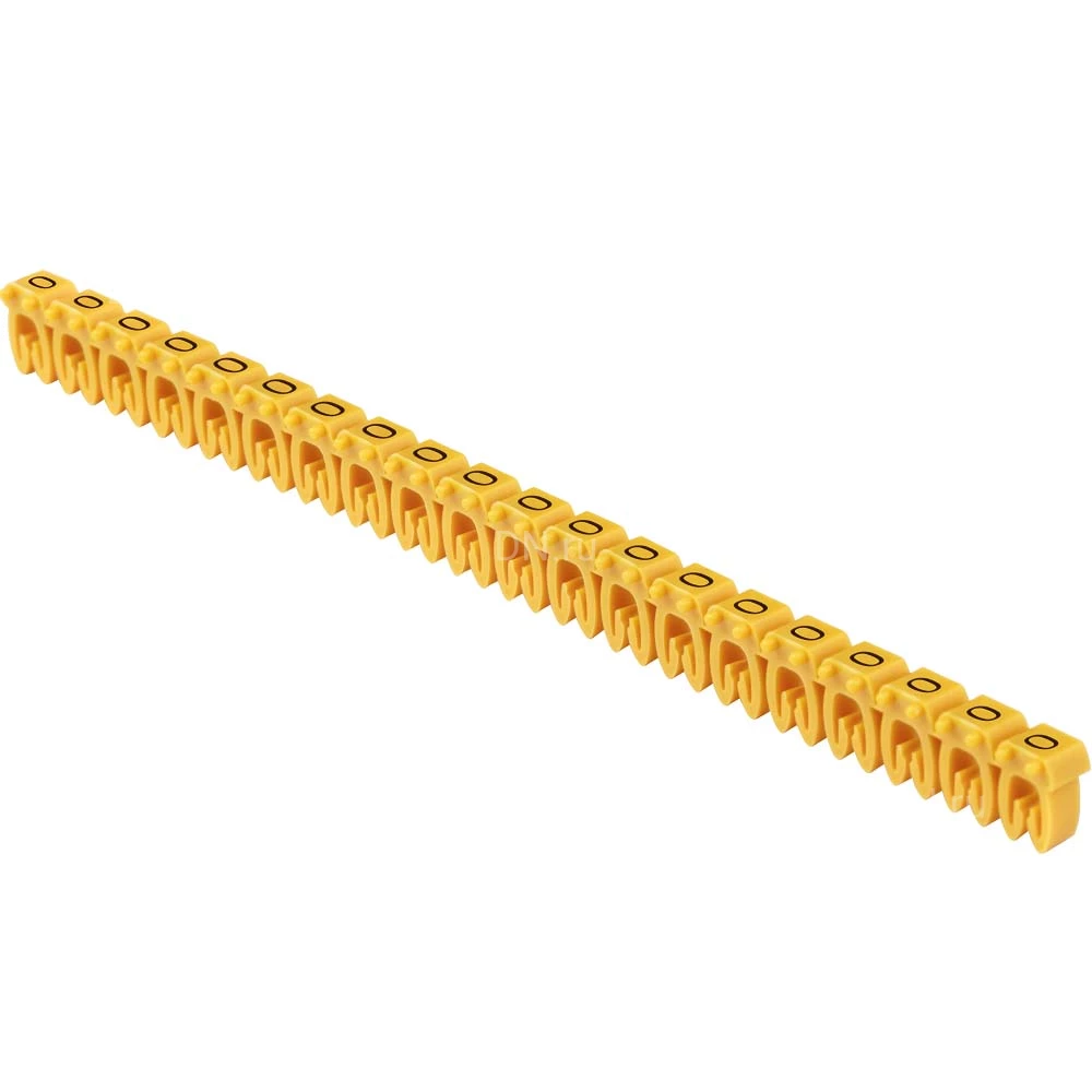 Маркер IEK открытого типа KE символ «O» для кабелей 4-6кв.мм, 1 упаковка (200шт), UMK-KE3-O