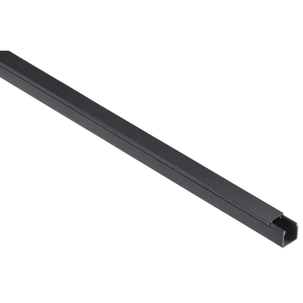 Кабель-канал магистральный IEK Элекор 16x16x2000 мм, длина 84 м, материал - пластик, цвет черный