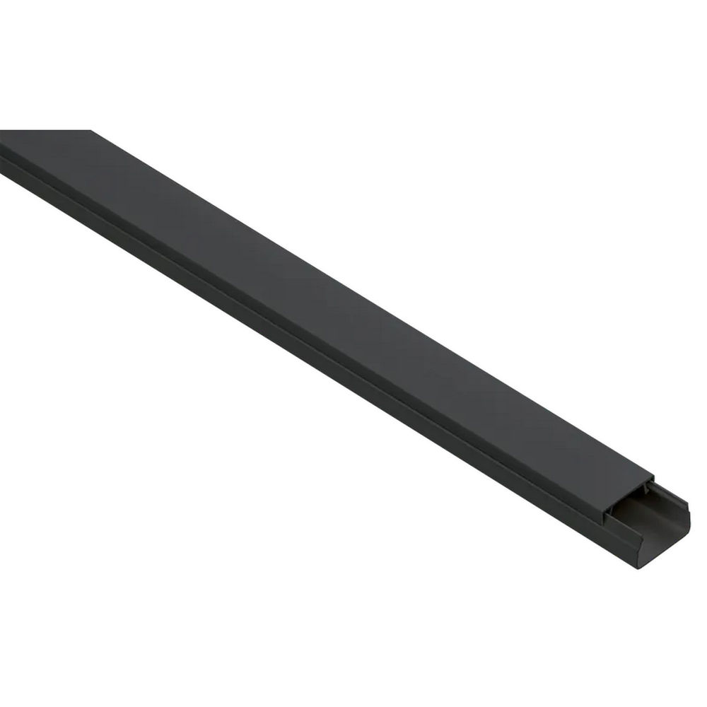 Кабель-канал магистральный IEK Элекор 16x25x2000 мм, длина 50 м, материал - пластик, цвет черный