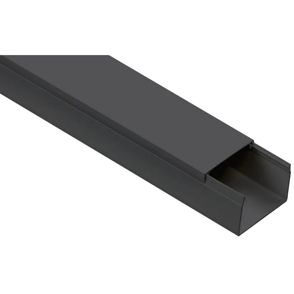 Кабель-канал магистральный IEK Элекор 40x60x2000 мм, длина 18 м, материал - пластик, цвет черный