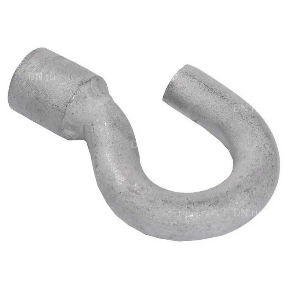 Крюк съемный IEK КС-16-155/20 нагрузка 4кН, УХЛ1, материал - сталь, цвет - серый UKK-12-16-154-20