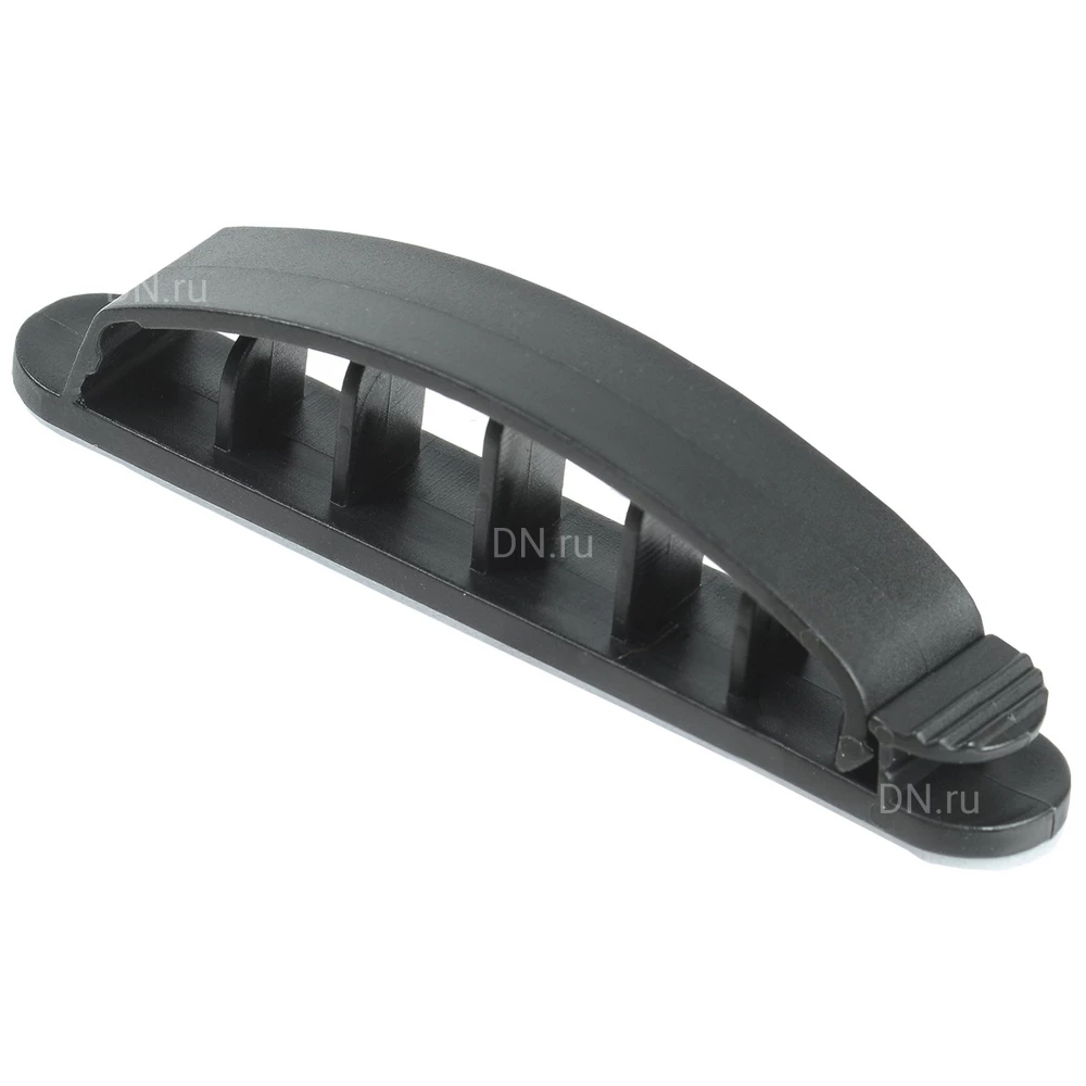 Клипса самоклеящаяся IEK КС-5 черная, упаковка - 12шт UHP41-5-K02