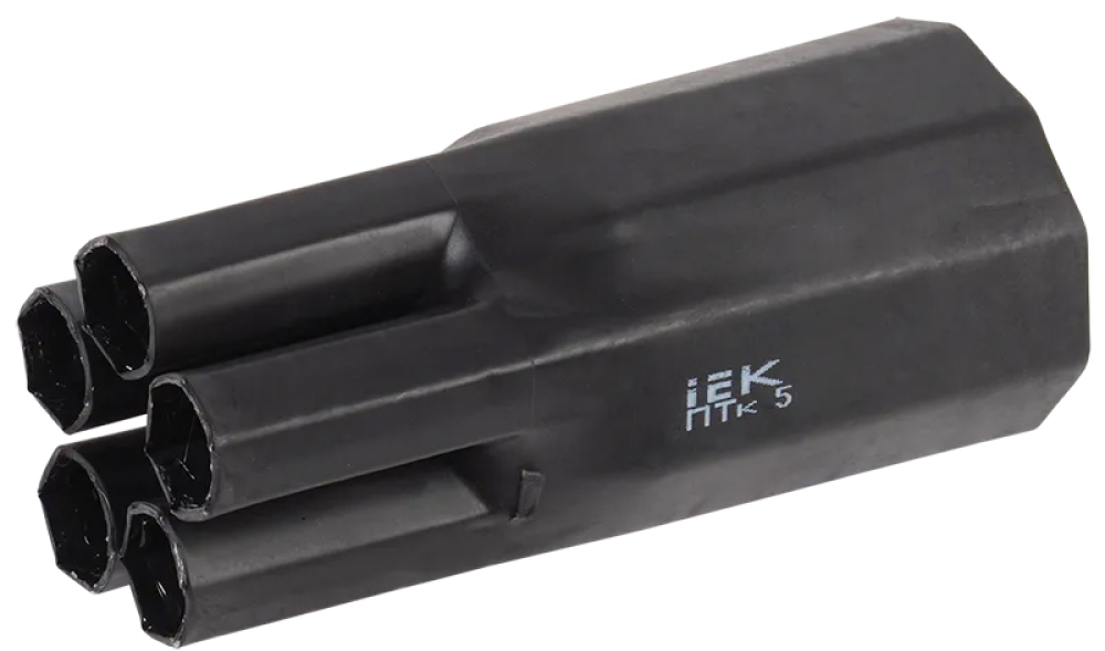 Перчатка термоусаживаемая IEK ПТк 16-35 мм для пятижильных кабелей сечением 16-35 мм, длина после усадки 90 мм
