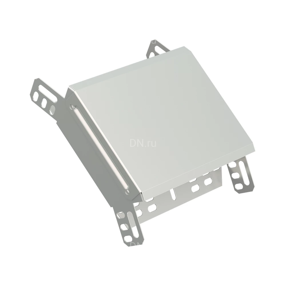 Повороты вертикальные внешние IEK ESCA CLP3N для кабельного лотка, корпус - сталь, цвет - светло-серый