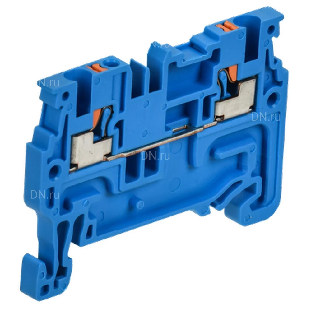 Колодка клеммная IEK ARMAFIX Push-In CP 1.5мм2, пружинная, диапазон сечений - 0.2-1.5мм2, цвет - синий AF-CT20-00-K07-001