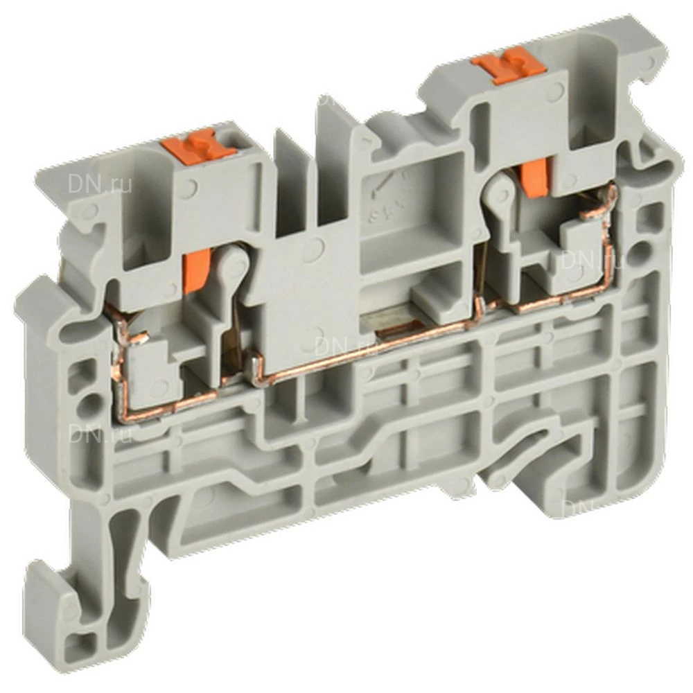 Колодка клеммная IEK ARMAFIX Push-In CP 2.5мм2, пружинная, диапазон сечений - 0.2-2.5мм2, цвет - серый YCT20-00-K03-002