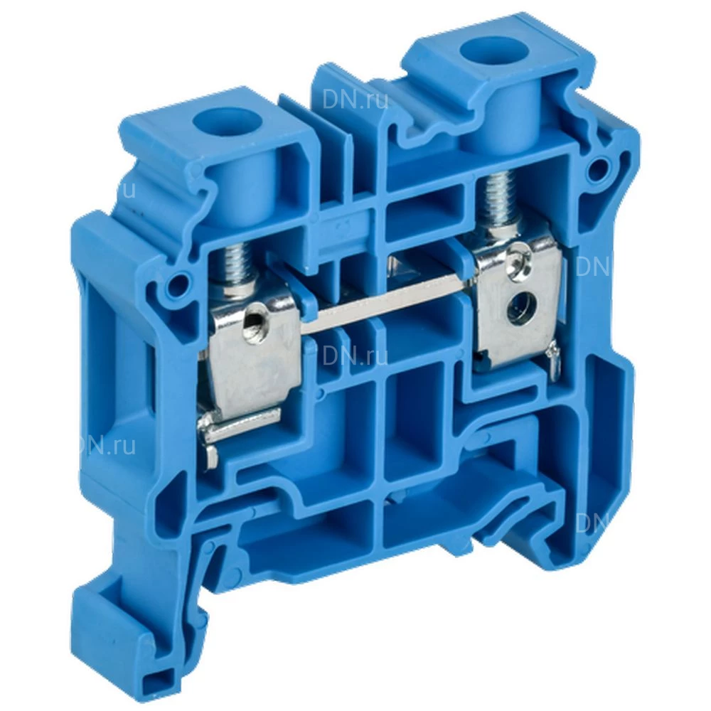 Колодка клеммная IEK ARMAFIX CY10BU Ex, винтовая, взрывозащищенная, диапазон сечений - 0.2-10.0мм2, цвет - синий AF-CT30-00-K07-010-EX