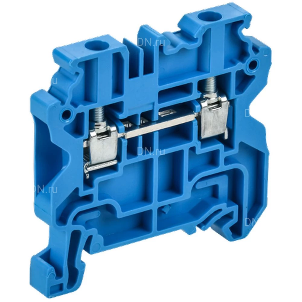 Колодка клеммная IEK ARMAFIX CY4BU Ex, винтовая, взрывозащищенная, диапазон сечений - 0.2-4.0мм2, цвет - синий AF-CT30-00-K07-004-EX