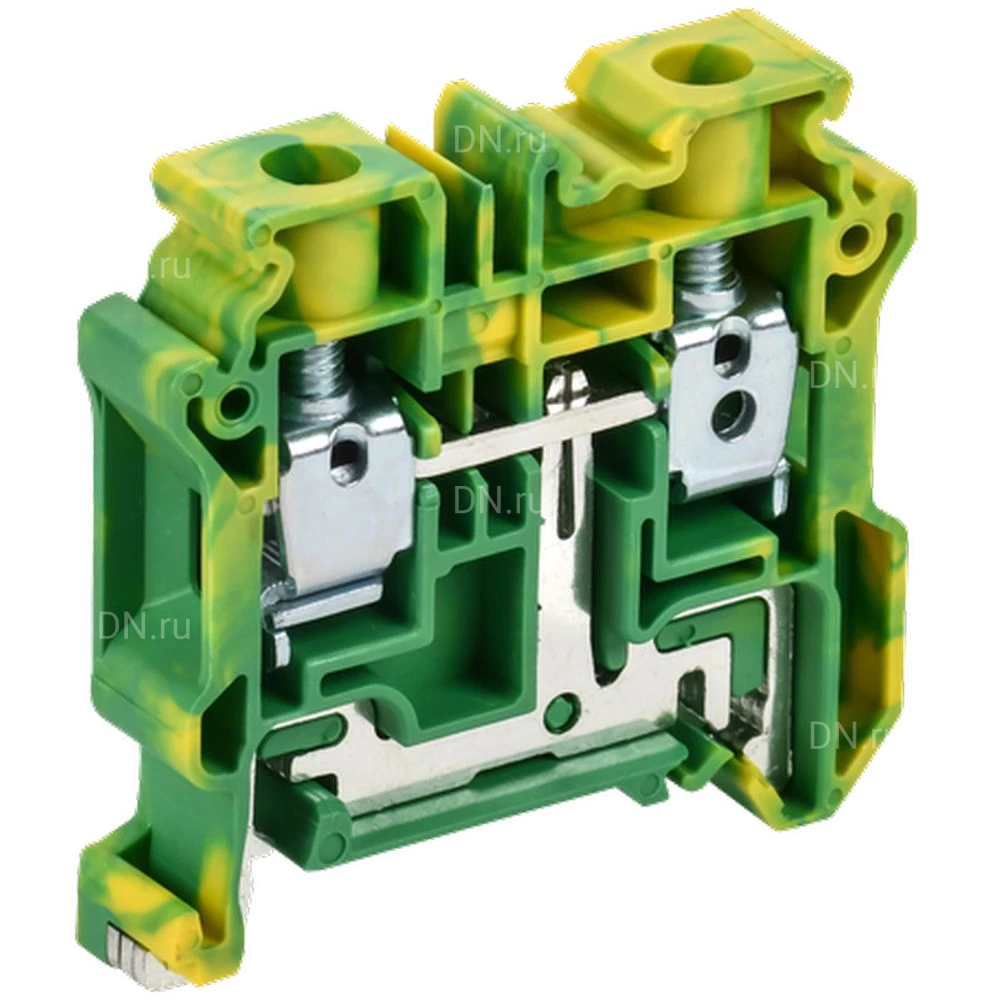 Колодка клеммная IEK ARMAFIX CY10 PE Ex, винтовая, взрывозащищенная, диапазон сечений - 0.2-10.0мм2, цвет - желто-зеленый AF-CT30-01-K52-010-EX