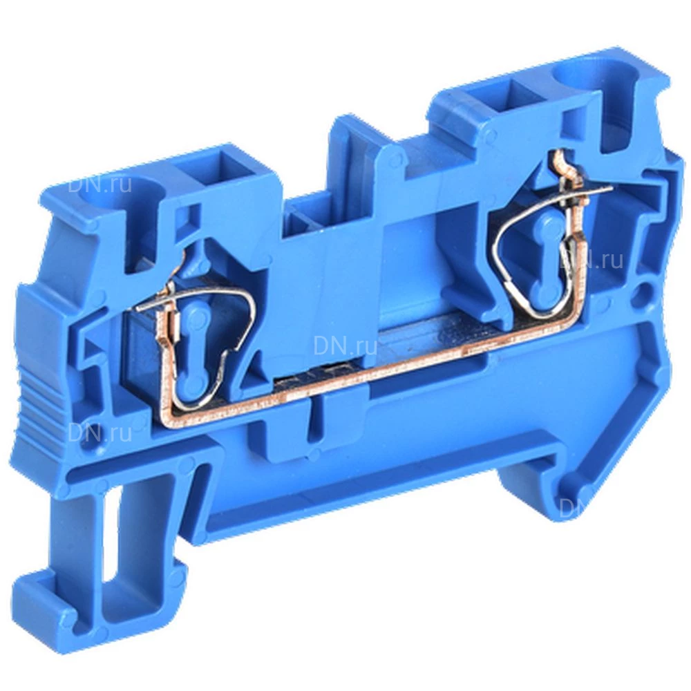 Клемма пружинная IEK КПИ 2в-4, диапазон сечений - 0.2-4.0мм2, цвет - синий, упаковка - 40шт YZN11-004-K07