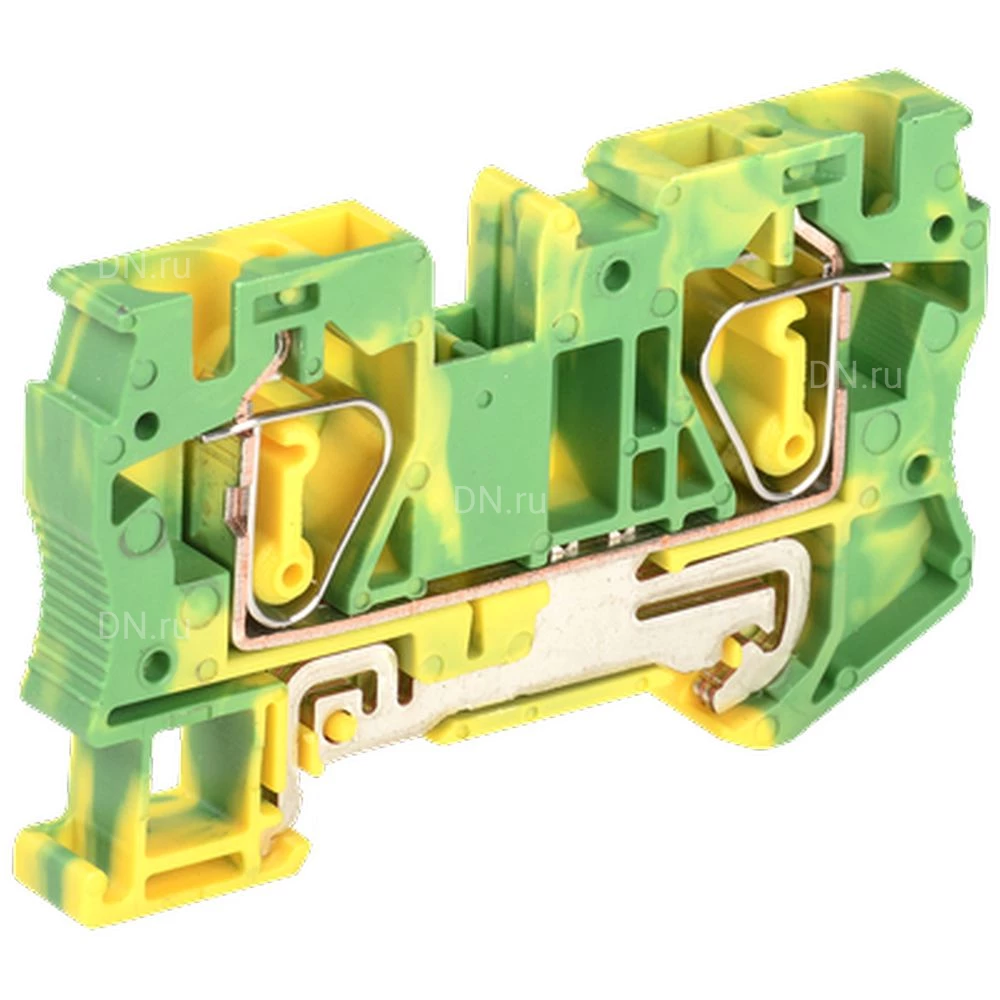 Клемма пружинная IEK КПИ 2в-6-PEN, диапазон сечений - 0.5-6.0мм2, цвет - желто-зеленый , упаковка - 24шт YZN21-006-K52