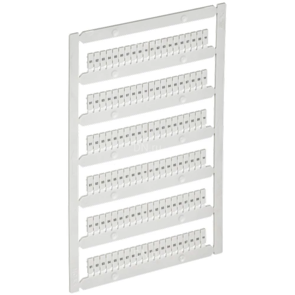 Маркер IEK ARMAFIX для CP 1,5мм2, символы 91-100, цвет - белый AF-CT10D-M-D15-10