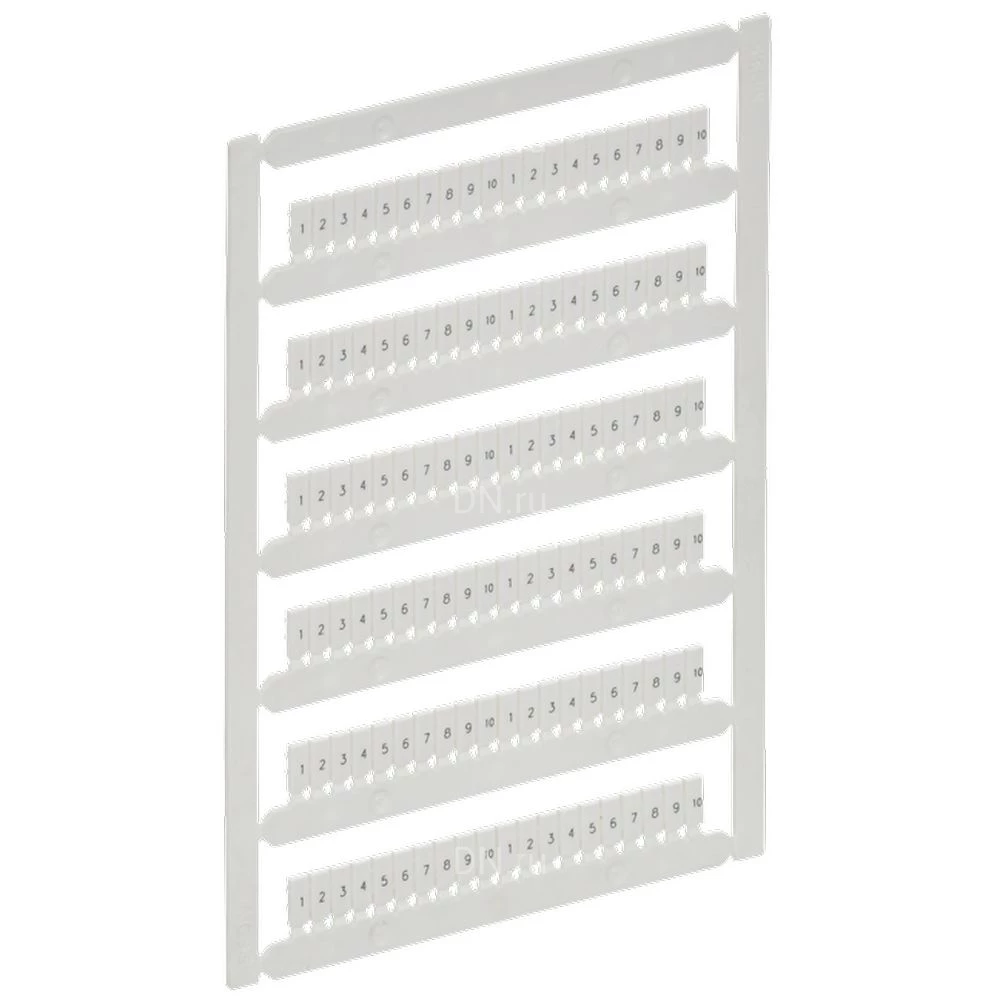 Маркер IEK ARMAFIX для CP 1,5мм2, символы 1-10, цвет - белый AF-CT10D-M-D15-01