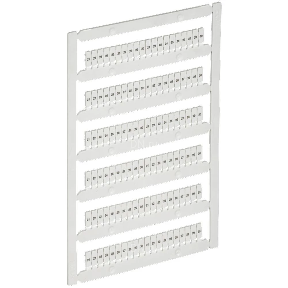 Маркер IEK ARMAFIX для CP 1,5мм2, символы 21-30, цвет - белый AF-CT10D-M-D15-03