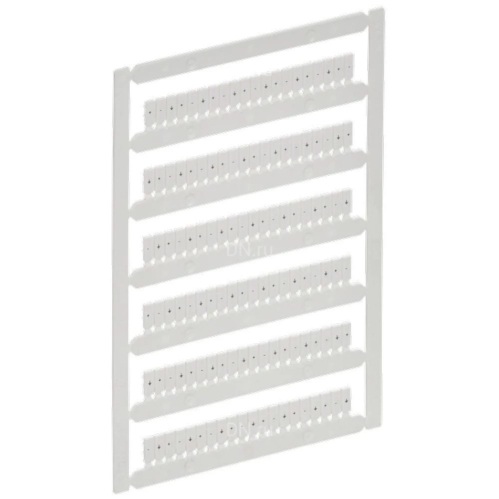 Маркер IEK ARMAFIX для CP 1,5мм2, символы +; -; зазем., цвет - белый AF-CT10D-M-D15-23