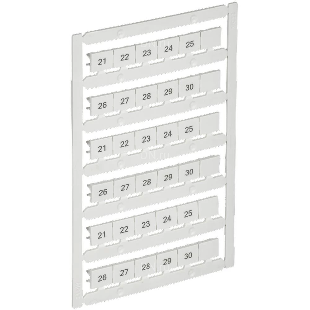 Маркер IEK ARMAFIX для CTS 16/25мм2, символы 21-30, цвет - белый AF-CT10D-M-025-03
