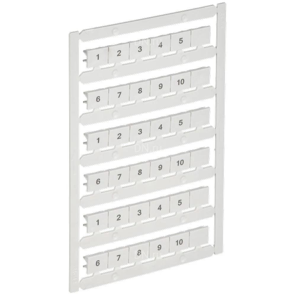 Маркер IEK ARMAFIX для CTS 16/25мм2, символы 1-10, цвет - белый AF-CT10D-M-025-01