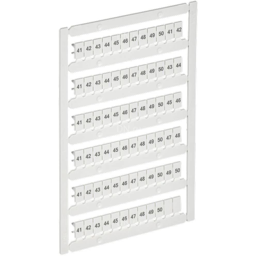 Маркер IEK ARMAFIX для CTS/CP 4мм2, символы 41-50, цвет - белый AF-CT10D-M-004-05