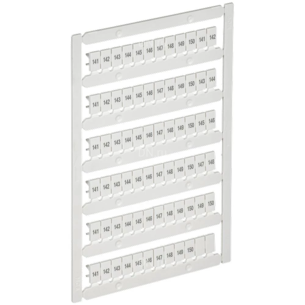 Маркер IEK ARMAFIX для CTS/CP 4мм2, символы 141-150, цвет - белый AF-CT10D-M-004-15