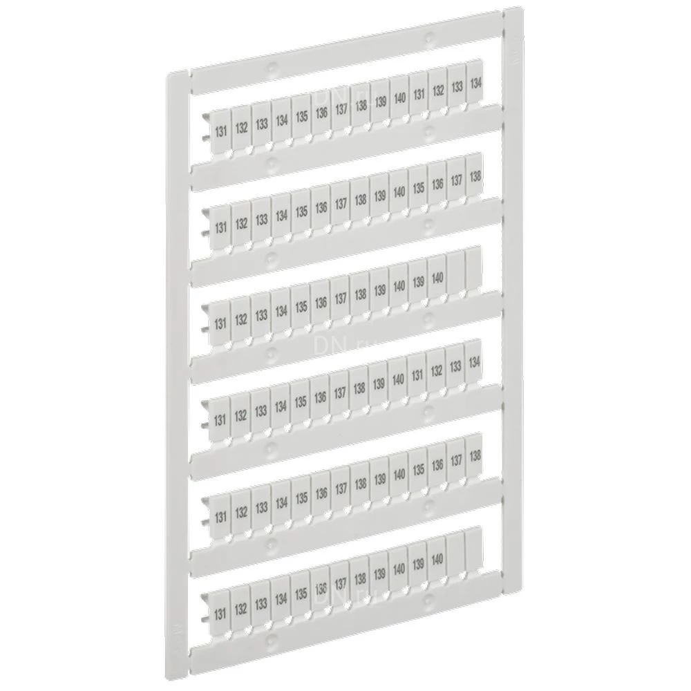 Маркер IEK ARMAFIX для CTS/CP 2,5мм2, символы 131-140, цвет - белый AF-CT10D-M-D25-14