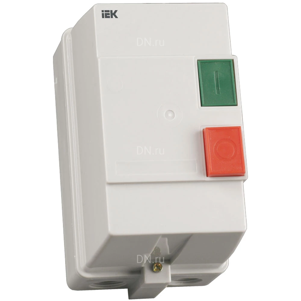 Контактор трехполюсный IEK КМИ 23260 с индикацией, номинальный ток - 32А, номинальное напряжение - 400В KKM26-032-I-380-00