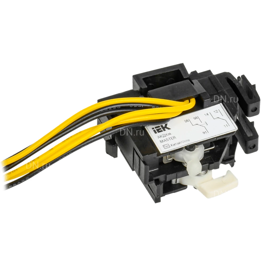 Контакт совмещенный IEK АКДКм-125 (АКДКм-32) типоразмер 125, для автоматических выключателей ВА88-32 MASTER SVA10D-AK-DK-02
