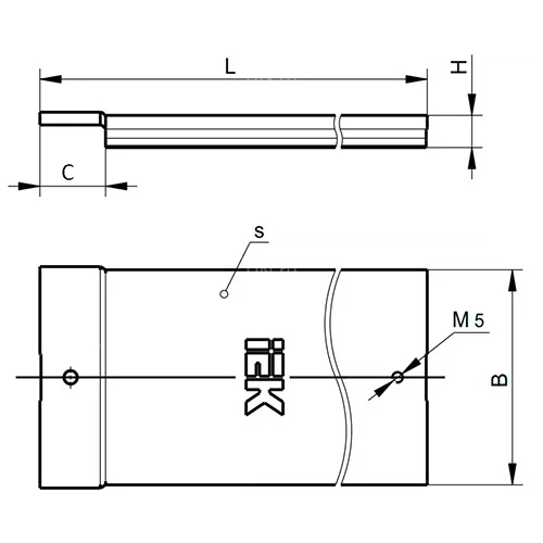 Крышки на лоток универсальные IEK длина 3000 мм