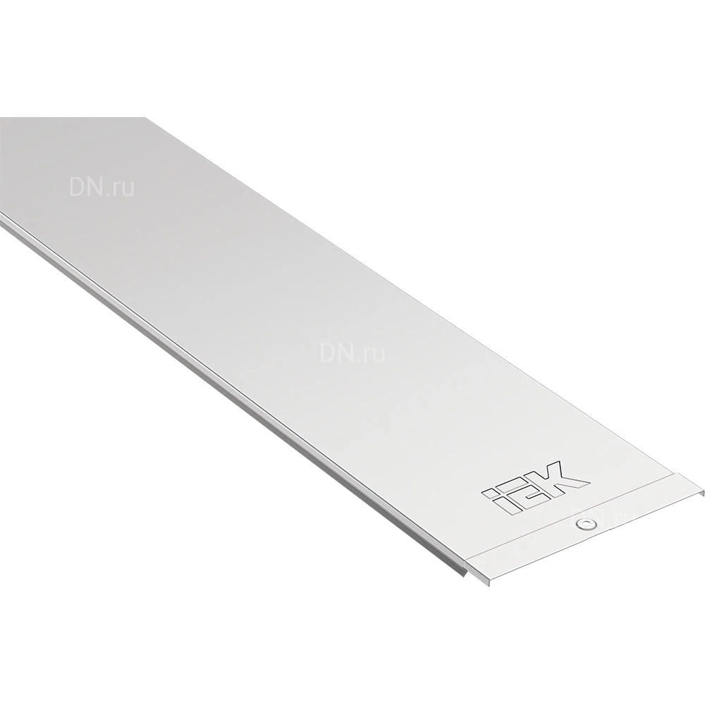 Крышка на лоток универсальная IEK CLP1K-300-055-3 основание 300мм, длина - 3000мм, толщина материала - 0.55мм, материал - оцинкованная сталь, на защелках, цвет - светло-серый (кратно 6м)