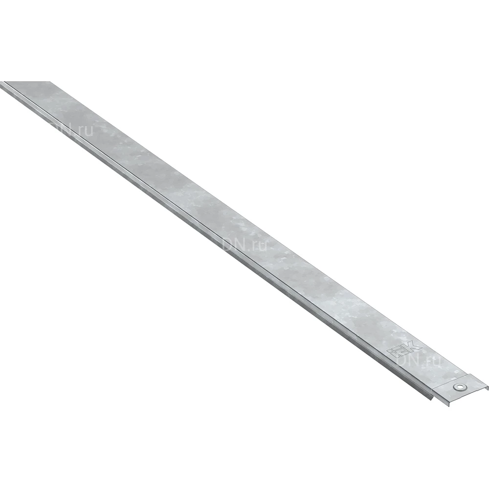 Крышка на лоток универсальная IEK CLP1K-050-3-M-HDZ основание 50мм, длина - 3000мм, толщина материала - 0.70мм, материал - сталь, на защелках, цвет - светло-серый (кратно 1м)