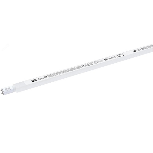 Лампы светодиодные IEK LLE-T8 18 Вт, 230 В, цоколь - G13, световой поток - 1620 Лм, цветовая температура - 4000-6500 К, форма - трубчатая