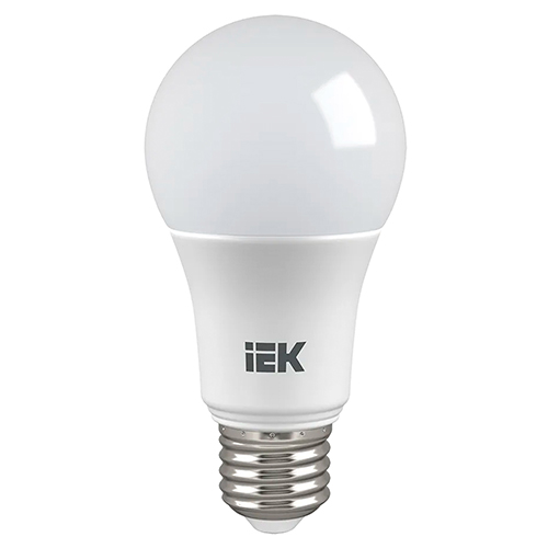 Лампы светодиодные IEK LLE-A60-12V 60 мм мощность - 8-12 Вт, цоколь - Е27, световой поток - 760-1140 лм, цветовая температура - 4000 K, форма - груша