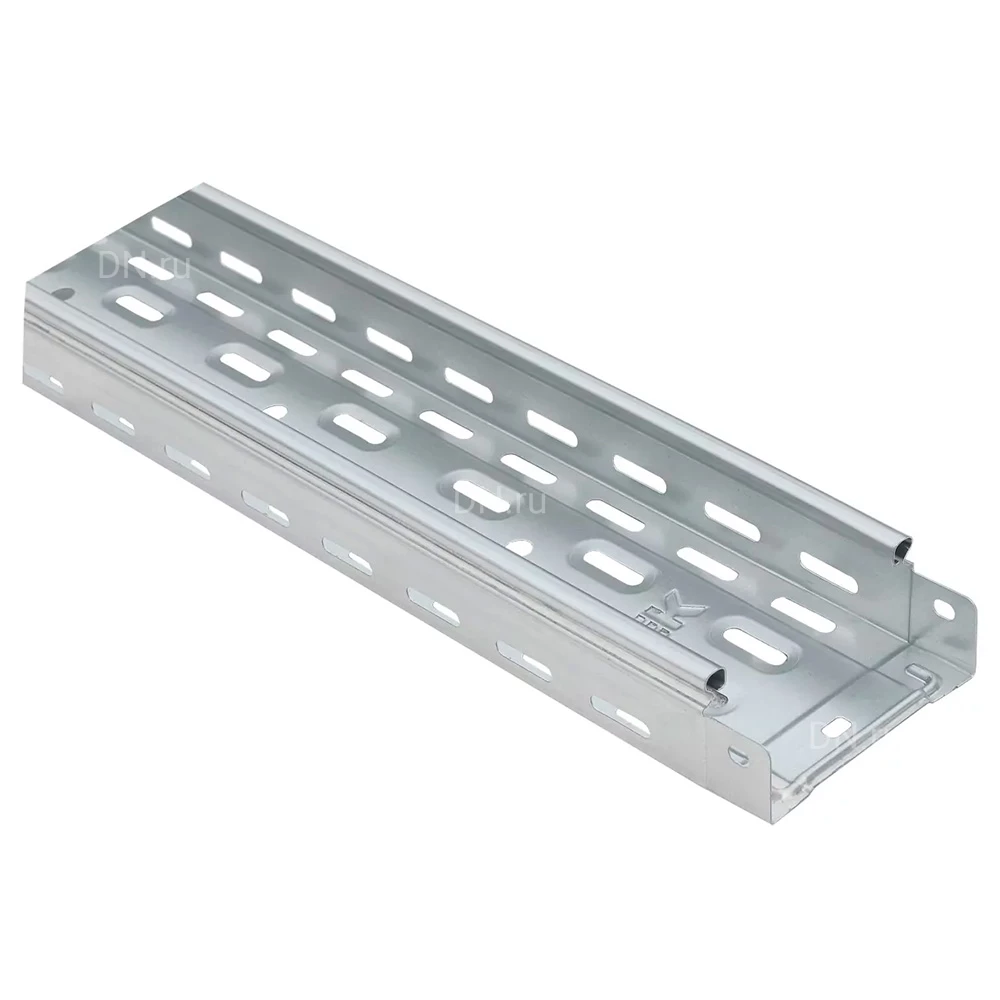 Лоток IEK ESCA CLP10-050-100-100-3 перфорированный, 50х100мм L=3000мм, материал корпуса - оцинкованная сталь толщиной 1.0мм (кратно 3м)