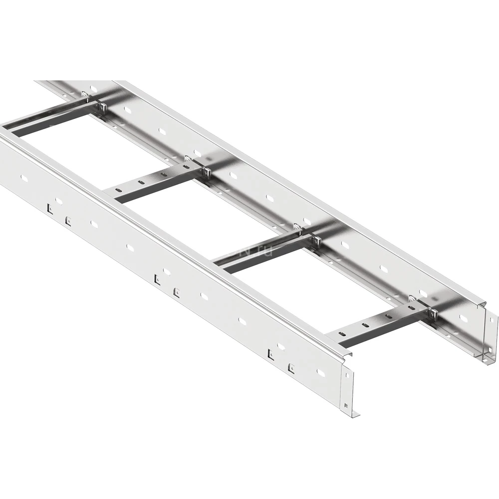 Лоток IEK LESTA CLM40-100-200-3-120 лестничный, 100х200мм L=3000мм, материал корпуса - оцинкованная сталь толщиной 1.2мм (кратно 3м)