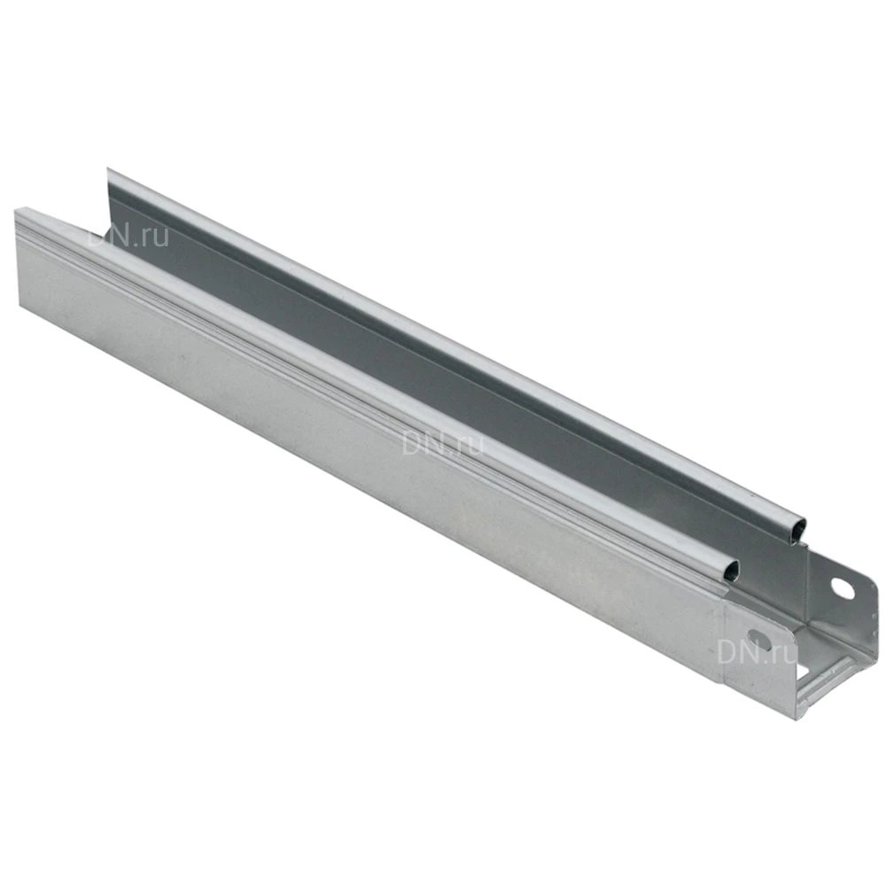 Лоток IEK ESCA CLN10-050-100-120-3 неперфорированный, 50х100мм L=3000мм, материал корпуса - оцинкованная сталь толщиной 1.2мм (кратно 12м)