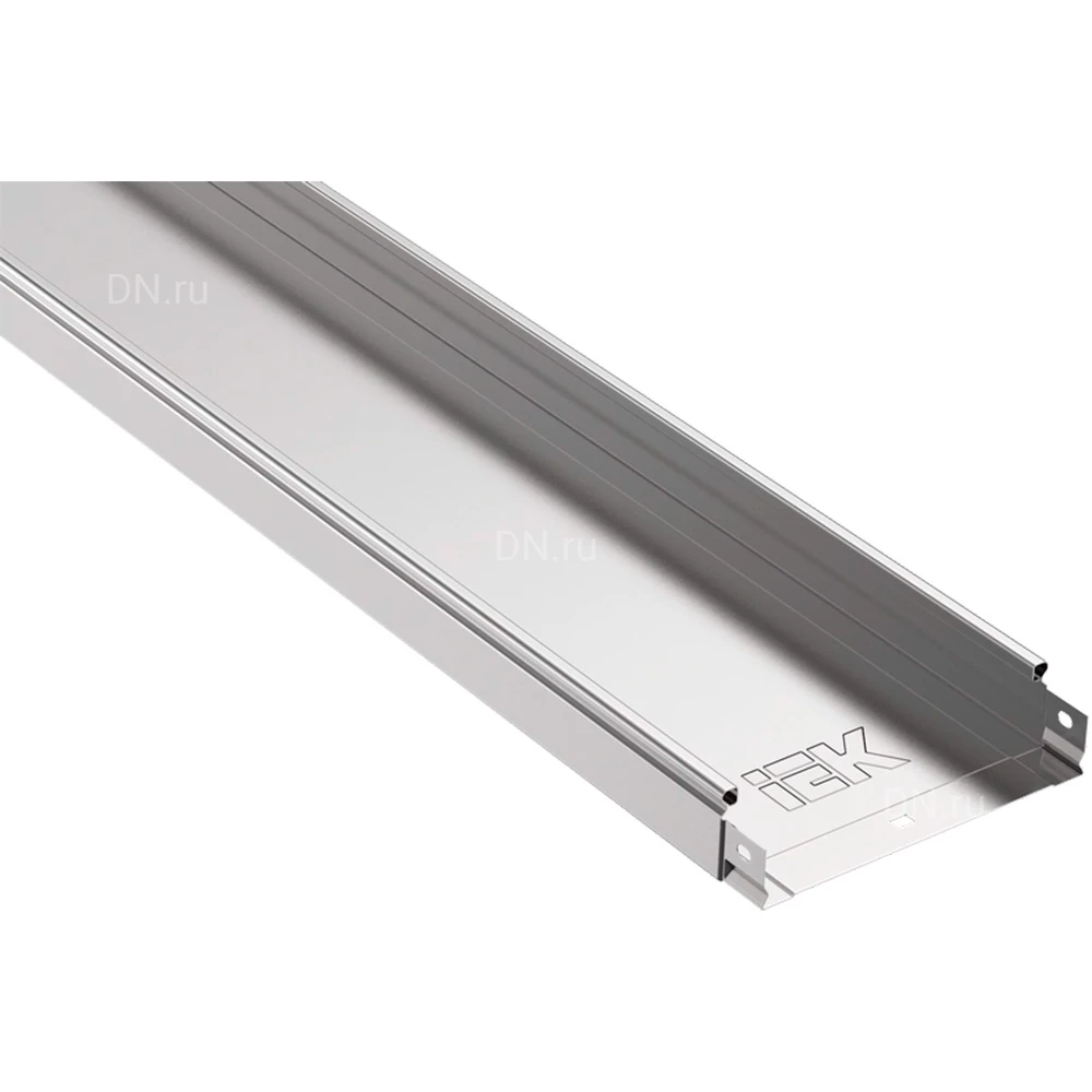 Лоток IEK ESCA CLN10-100-200-2 неперфорированный, 100х200мм L=2000мм, материал корпуса - оцинкованная сталь толщиной 0.8мм (кратно 4м)