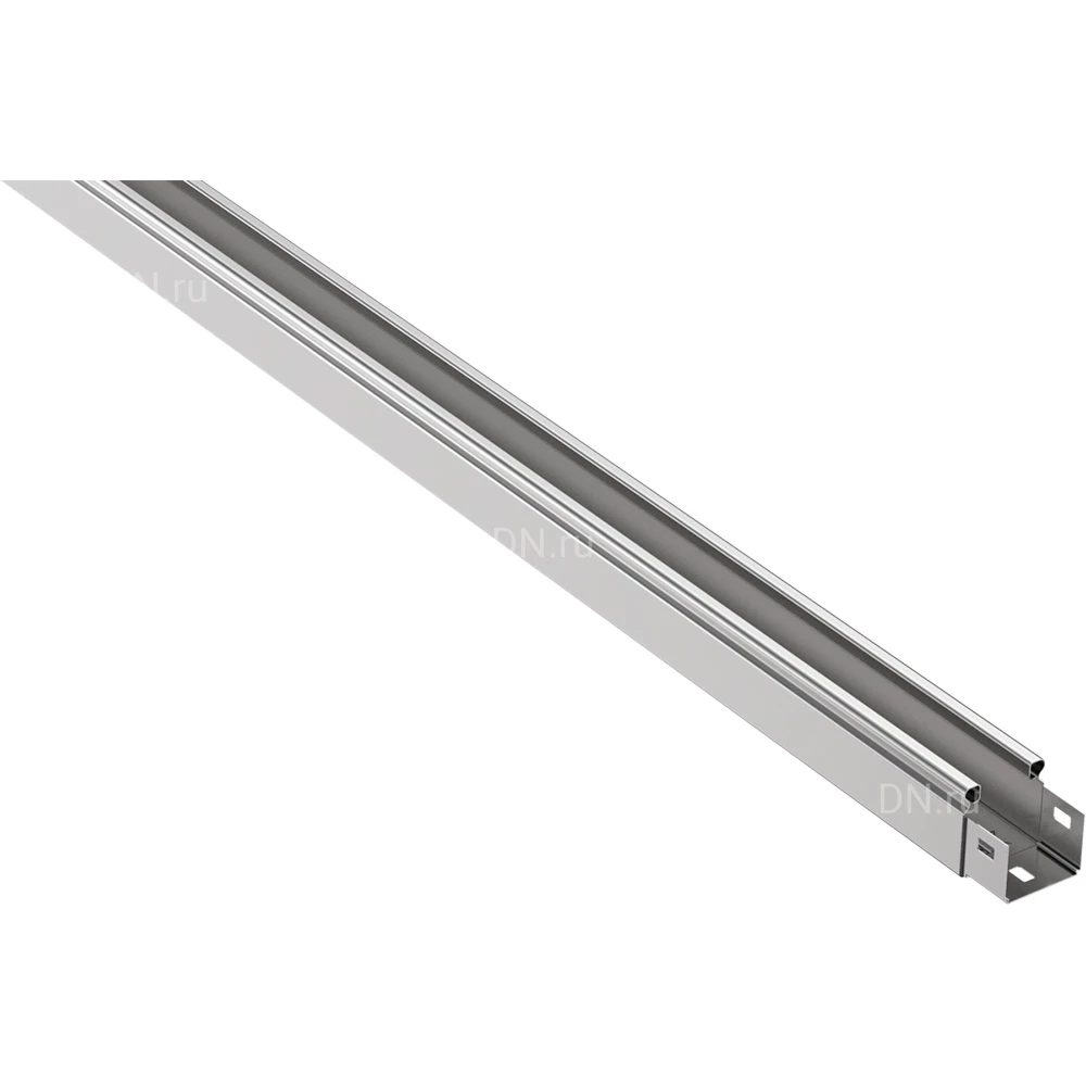 Лоток IEK ESCA CLN10-050-050-2 неперфорированный, 50х50мм L=2000мм, материал корпуса - оцинкованная сталь толщиной 0.7мм (кратно 2м)