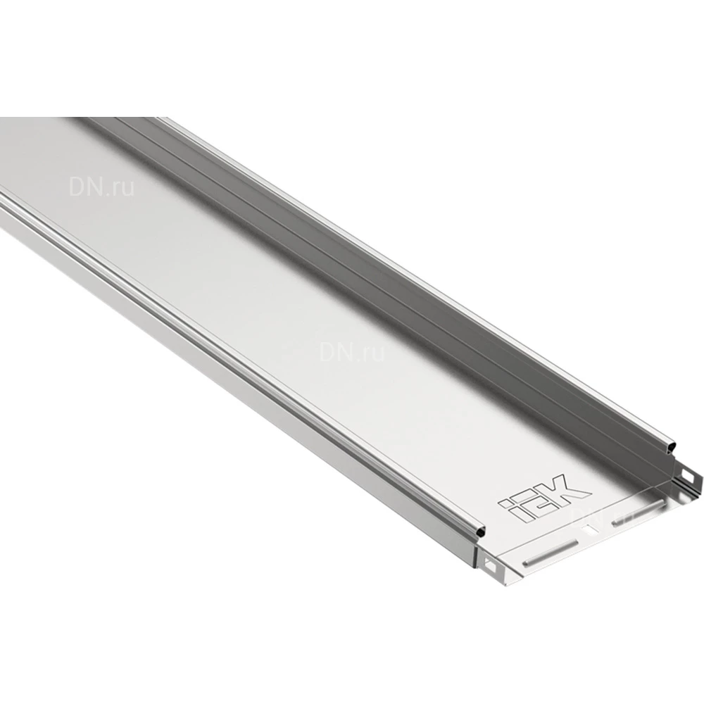 Лоток IEK ESCA CLN10-035-300-080-3 неперфорированный, 35х300мм L=3000мм, материал корпуса - оцинкованная сталь толщиной 0.8мм (кратно 3м)